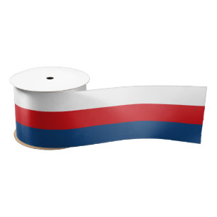 Ruban En Satin Drapeau tchèque couleurs ruban, Tricolor, Républiq