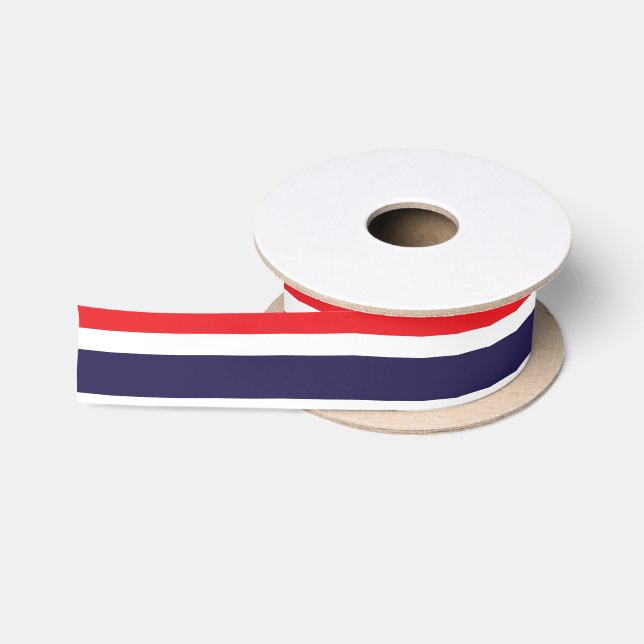 Ruban En Satin Drapeau Thaïlande (Bobine)