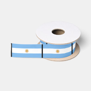 Ruban En Satin Drapeau traditionnel de l'Argentine