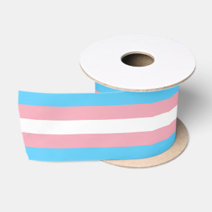 Ruban En Satin Drapeau transgenre et communauté de fierté /drapea