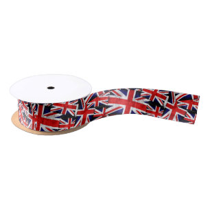 Ruban En Satin Drapeau Union Jack British England UK
