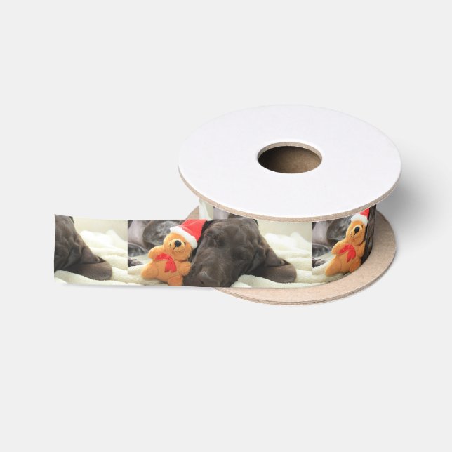 Ruban En Satin Dreaming of Santa (Bobine)