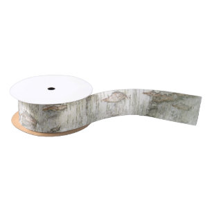 Ruban En Satin Écorce de bouleau rustique