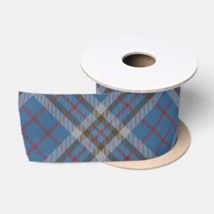 Ruban En Satin Elégant Plaid Rustique Clan Thompson Tartan