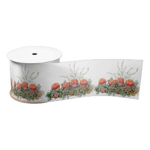 Ruban En Satin Elsa Beskow Champignons Whimsical Enfants