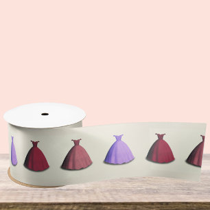 Ruban En Satin Emballage cadeau robe de mariée Quinceañera débuta