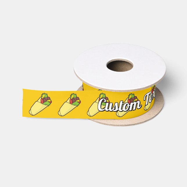 Ruban En Satin Emballage sandwich Tortilla (Bobine)
