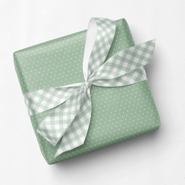 Ruban En Satin En vichy vert mignon simple chèque (Créateur téléchargé)