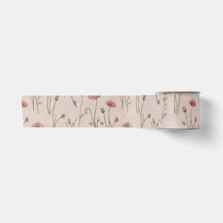 Ruban En Satin Ensemble de papier d'emballage floral broderie de