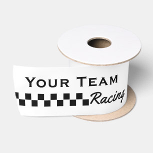 Ruban En Satin Équipe cycliste Motorsports Racing Ribbon