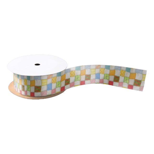 Ruban En Satin ÉQUIPEMENT CRAZY 1,5" Large ruban satiné (Bobine)