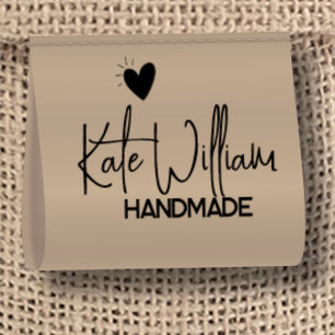 Ruban En Satin Étiquette de vêtements personnalisés Kraft pour l'