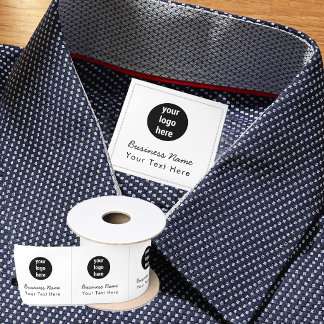 Ruban En Satin Étiquettes de vêtements avec logo d'entreprise à c