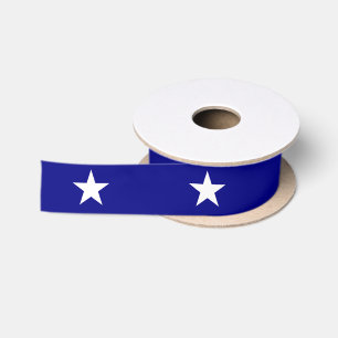 Ruban En Satin Étoile Lone Bonnie Blue Patriotique Ruban