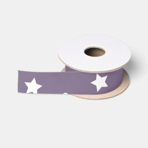 Ruban En Satin Étoiles violettes