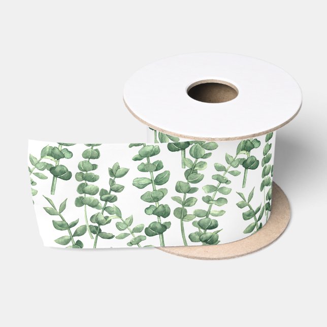 Ruban En Satin Eucalyptus 1 (Bobine)