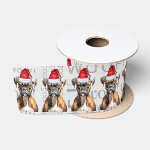 Ruban En Satin Fantastique chien amoureux Noël
