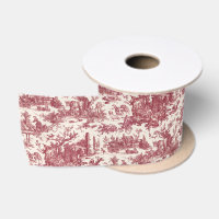 Ferme vintage Russe Français Toile-Rouge & Tan
