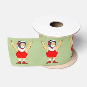 Ruban En Satin Fêtes de Noël de lutte
