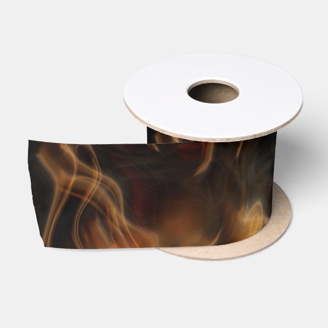 Ruban En Satin Feu d'or (Bobine)