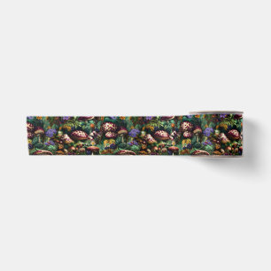 Ruban En Satin Feuilles d'automne antiques et cannelle – Automne
