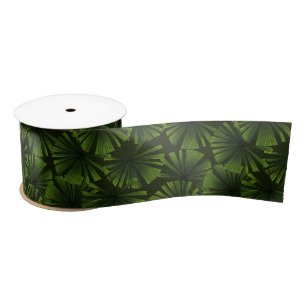 Ruban En Satin Feuilles Palm