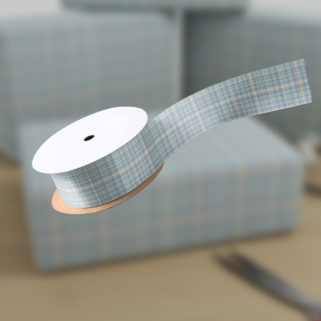 Ruban En Satin Figarations Tartan Plaid McFig Figaro Car Ribbon (Tartan Ribbon just for you)