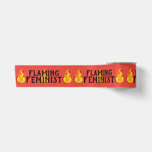 Ruban En Satin Flammes féministes flamboyantes RBG Flames 20