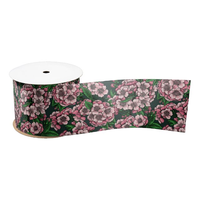 Ruban En Satin Fleur de cerisier 2 (Bobine)