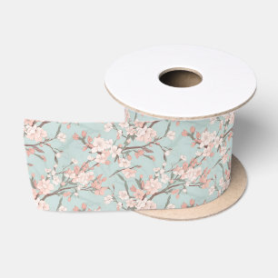 Ruban En Satin Fleurs de cerisiers Sakura