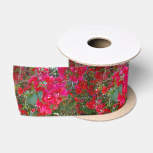 Ruban En Satin Fleurs De Crimson : Danse Des Bougainvilliers Roug