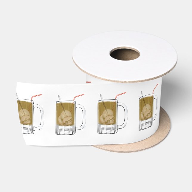 Ruban En Satin Flotteur de bière de racine (Bobine)