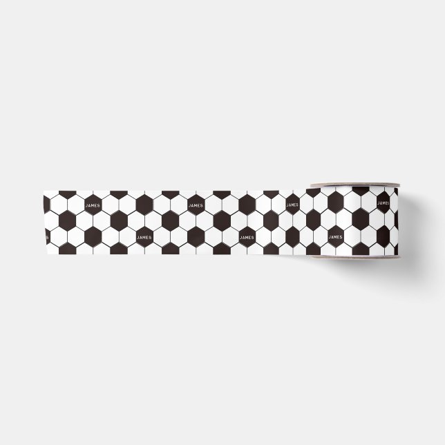 Ruban En Satin Football Enfants Football motif Football  (Devant)