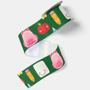 Ruban En Satin Fournitures de classe Kawaii de rentrée scolaire m