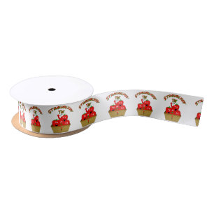 Ruban En Satin Fraise !