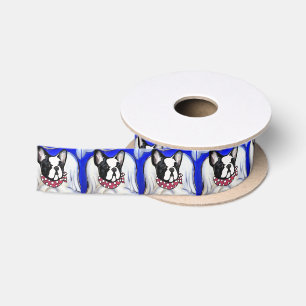 Ruban En Satin Français Bulldog Angel