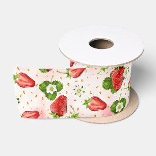 Ruban En Satin Fruit aux fraises