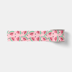 Ruban En Satin Fun Watermelon Slice Motif Summer Vibes
