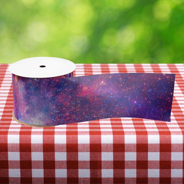 Ruban En Satin Galaxie colorée Voie Lactée (Créateur téléchargé)