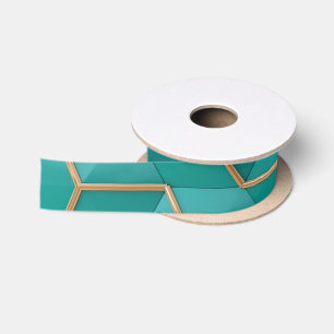 Ruban En Satin géométrique