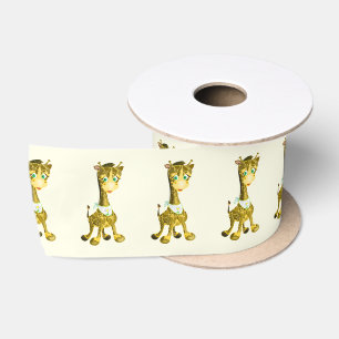 Ruban En Satin Girafe mignonne de bébé