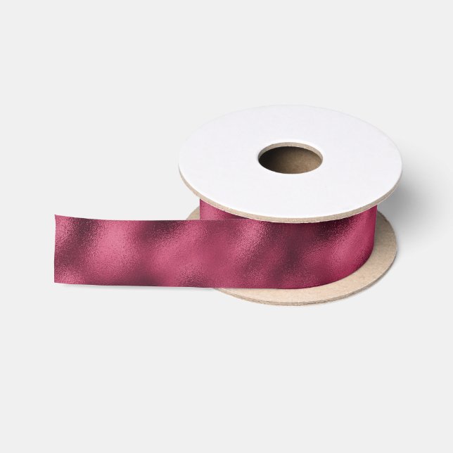 Ruban En Satin Glam rouge (Bobine)