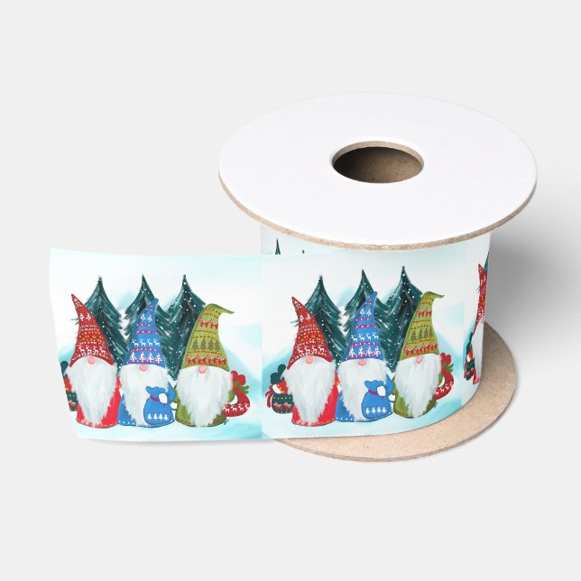 Ruban En Satin Gnomes (Bobine)