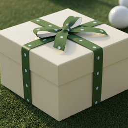 Ruban En Satin Golf Ball Motif Putting Green Ribbon pour les golf