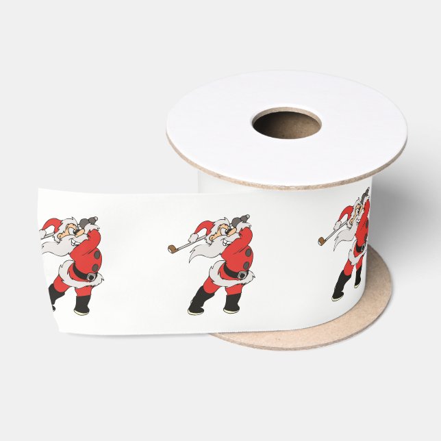 Ruban En Satin Golf du Père Noël (Bobine)