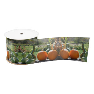 Ruban En Satin Gourmets Et Ferme Citrouille Stand 2 Automne
