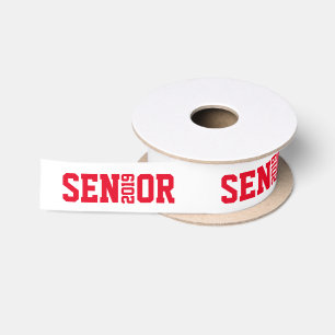 Ruban En Satin Graduation Senior Block Letter Classe de 2019