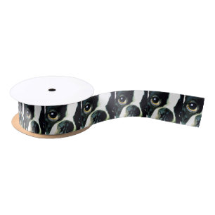 Ruban En Satin grand Boston moderne Terrier