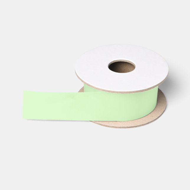 Ruban En Satin Green Pastel (Bobine)
