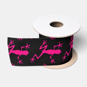 Ruban En Satin Grenouille d'arbre rose Thunder_Cove